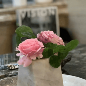 雲石工藝 – 坐檯式小型花盤 (不連花)